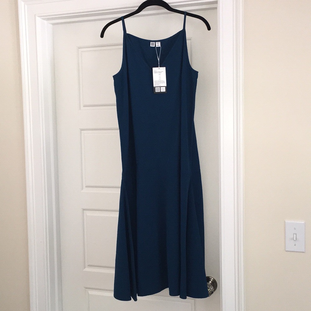 NWT Uniqlo teal mini dress